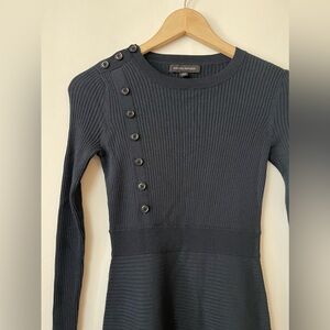 Banana Republic navy long sleeve dress (XXS petite)